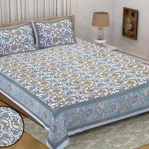 Elite Double Bedsheet with 2 pillow covers