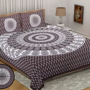 Elite Double Bedsheet with 2 pillow covers