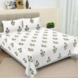 Jumbo size bedsheets with 2 pillow covers (108 ×108 LITESTAR BLOCK)