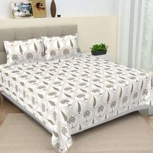 Jumbo size bedsheets with 2 pillow covers(108 ×108 LITESTAR BLOCK)