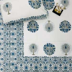 King size bedsheets with 2 pillow covers(ANANTA 100*108)