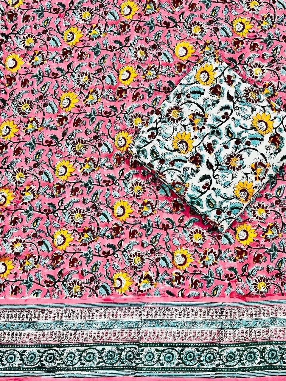 Hand Block Premium Single Bed Reversable Pair Dohar's With Bag Packing(60x90 ) - Image 5