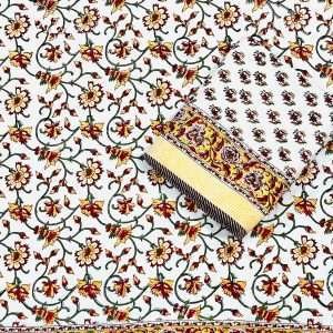 Hand Block Premium  Single Bed Reversable Pair Dohar's With Bag Packing(60x90 )