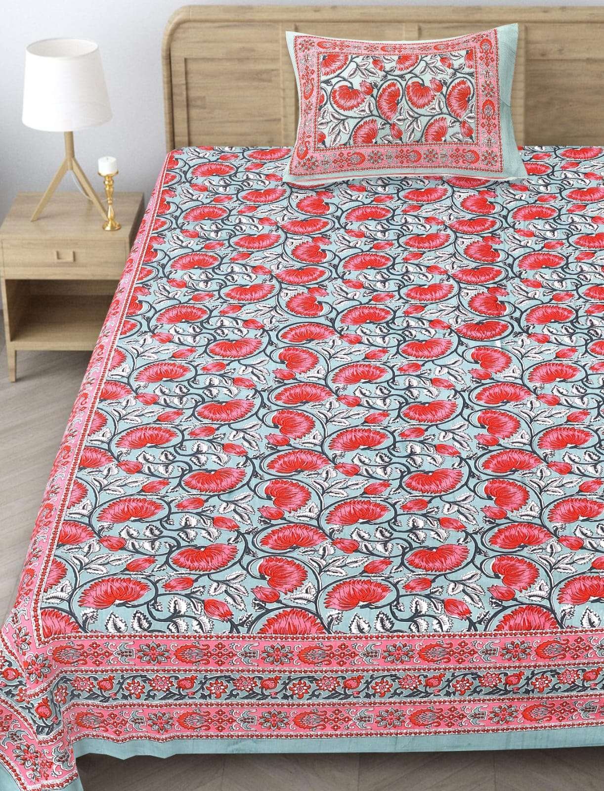 60/90 Single Bed Bedsheet with 1 pillow cover - Image 3