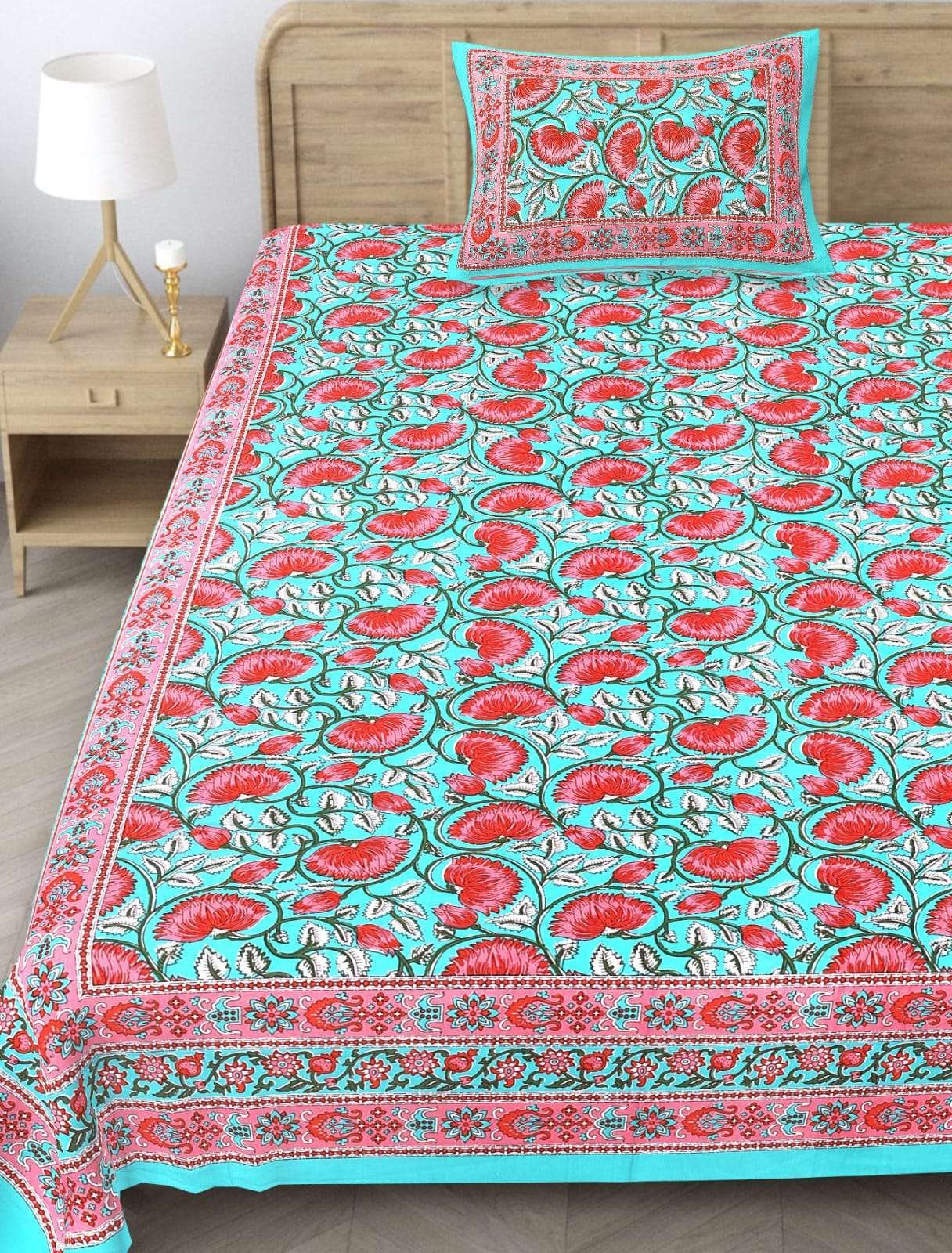 60/90 Single Bed Bedsheet with 1 pillow cover - Image 4