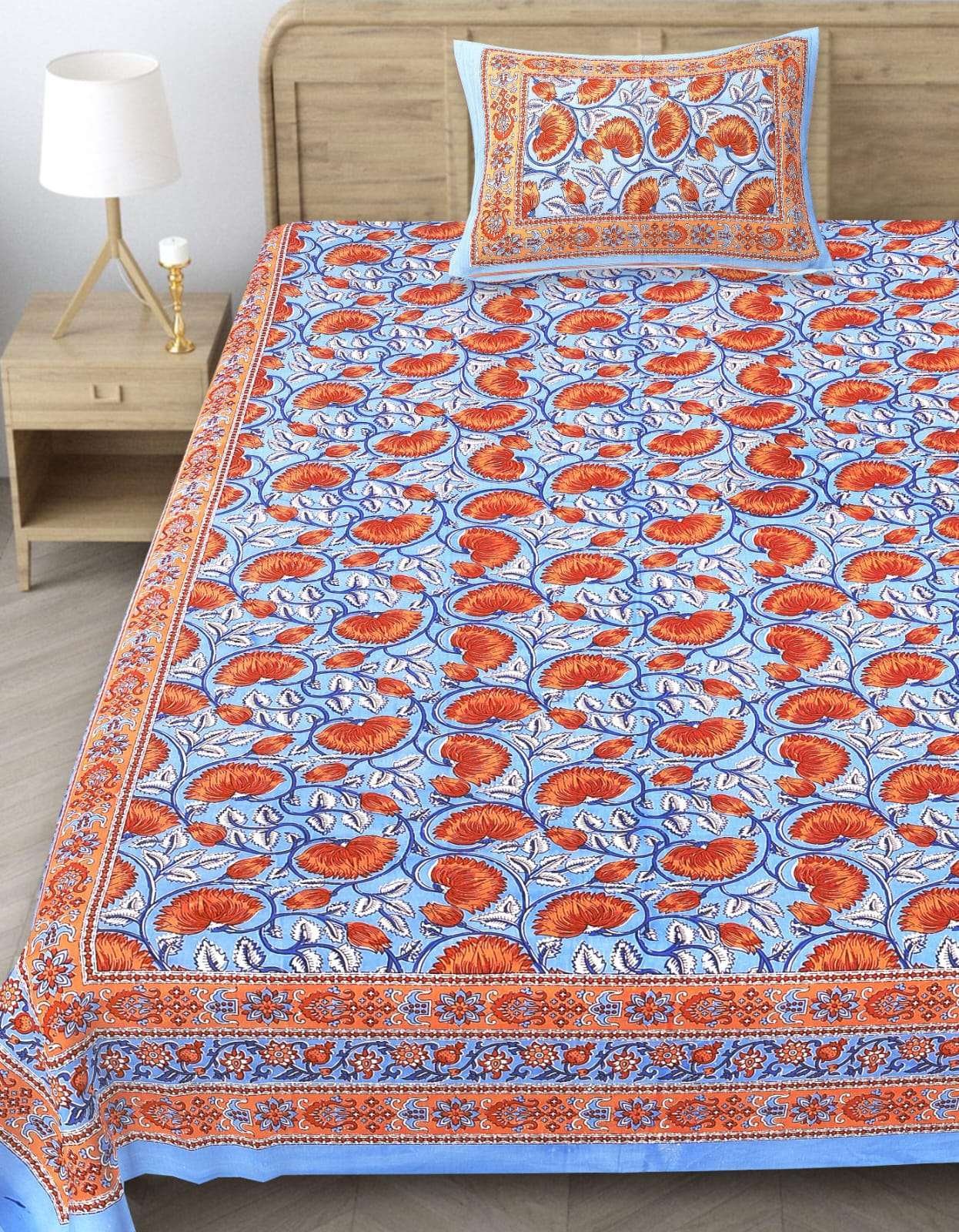 60/90 Single Bed Bedsheet with 1 pillow cover - Image 2