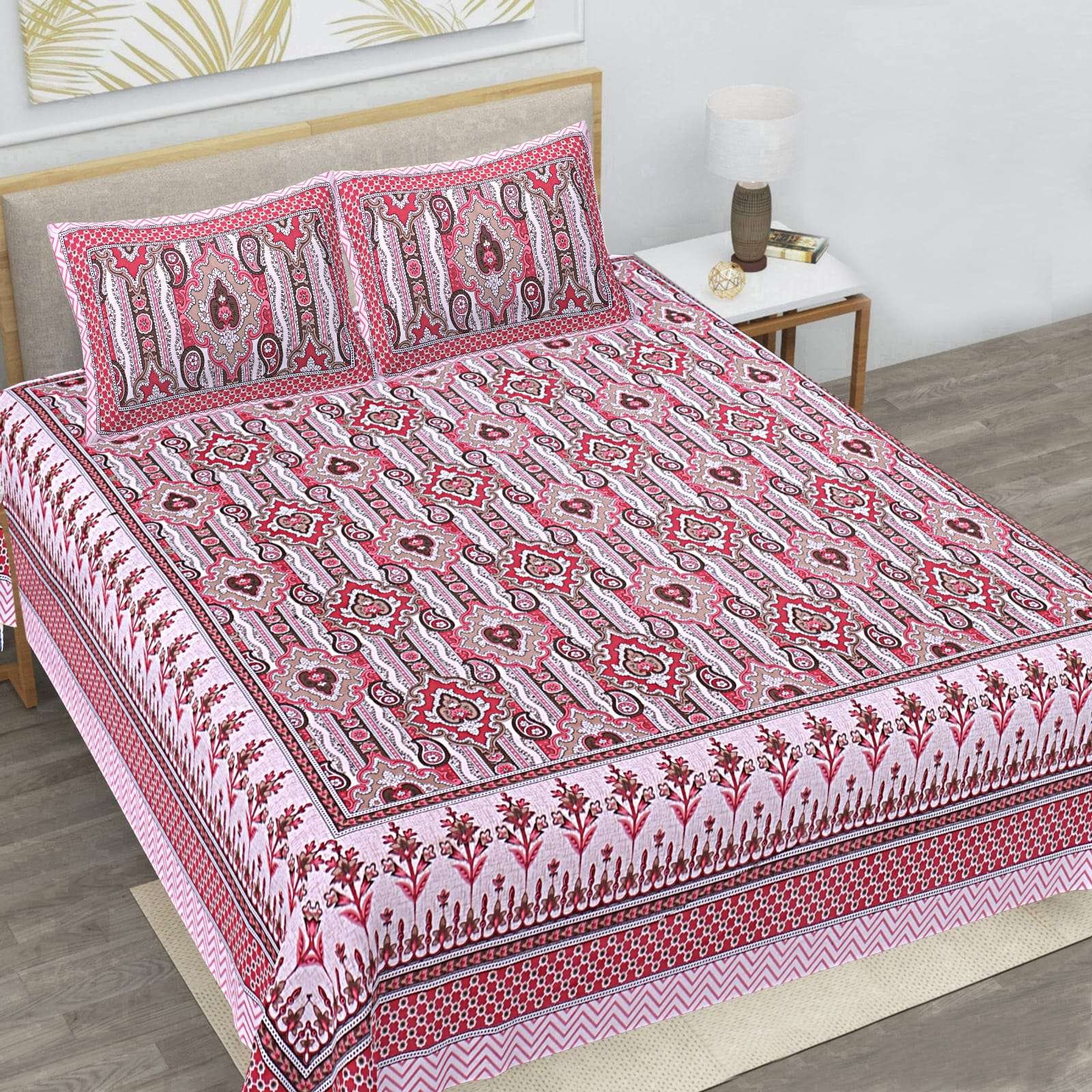 King size bedsheets with 2 pillow covers(100×108 GLORY) - Image 2