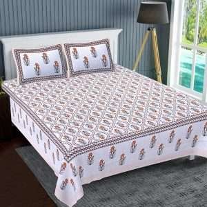 King size bedsheets with 2 pillow covers(100×108 GLORY)