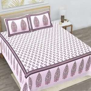 King size bedsheets with 2 pillow covers(100×108 GLORY)