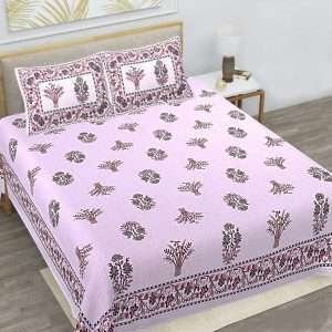 King size bedsheets with 2 pillow covers(100×108 GLORY)