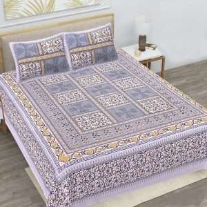 King size bedsheets with 2 pillow covers(100×108 GLORY)
