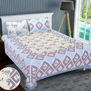 King size bedsheets with 2 pillow covers(100×108 GLORY)