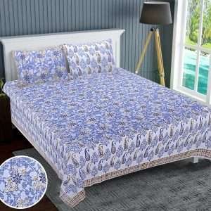 King size bedsheets with 2 pillow covers(100×108 GLORY)