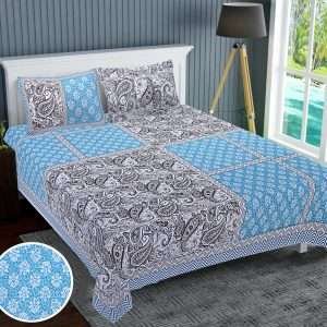 King size bedsheets with 2 pillow covers(100×108 GLORY)