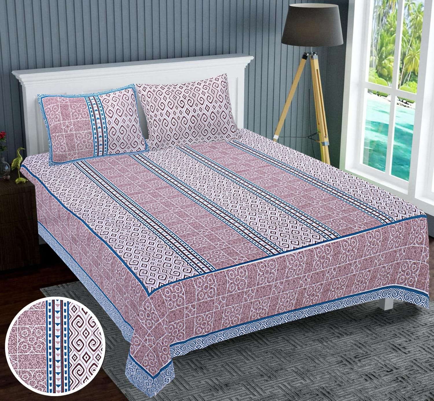 King size bedsheets with 2 pillow covers(100×108 GLORY) - Image 2