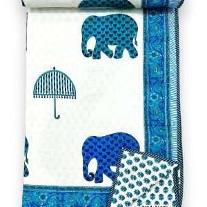 3 LAYERED DOHAR FINISHED WITH BEAUTIFUL PIPPING ON ALL 4 SIDES(90X108 )