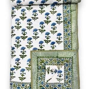 3 LAYERED DOHAR FINISHED WITH BEAUTIFUL PIPPING ON ALL 4 SIDES(90X108 )