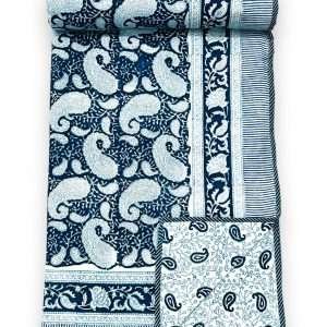 3 LAYERED DOHAR FINISHED WITH BEAUTIFUL PIPPING ON ALL 4 SIDES(90X108 )