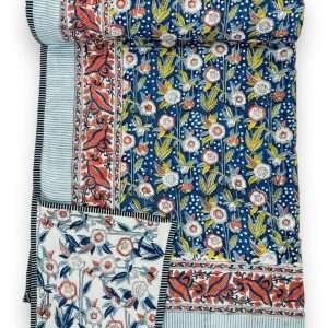 3 LAYERED DOHAR FINISHED WITH BEAUTIFUL PIPPING ON ALL 4 SIDES(90X108 )