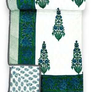 3 LAYERED DOHAR FINISHED WITH BEAUTIFUL PIPPING ON ALL 4 SIDES(90X108 )