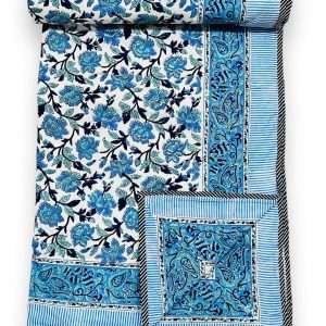 3 LAYERED DOHAR FINISHED WITH BEAUTIFUL PIPPING ON ALL 4 SIDES(90X108 )