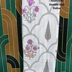 3 layered dohar finished with beautiful piping on all 4 sides