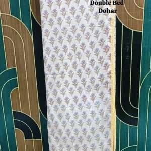 3 layered dohar finished with beautiful piping on all 4 sides