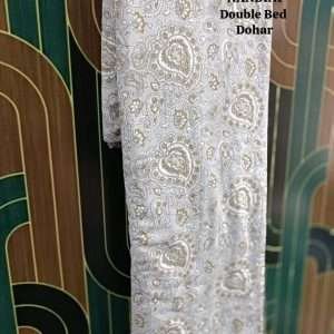 3 layered dohar finished with beautiful piping on all 4 sides